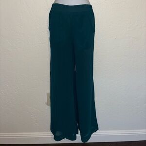Uniq Teal Pants with Built in Shorts NWT